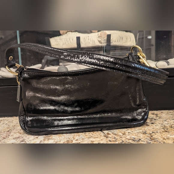 NWOT Coach Black Leather Purse - Picture 6 of 7